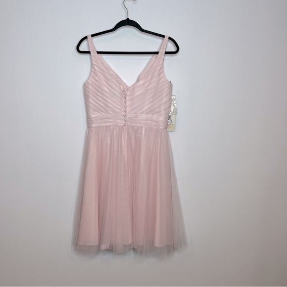 ALFRED Angelo Modern Vintage Style Ballerina Chiffon Bridesmaid Prom Dress NWT - Picture 4 of 16
